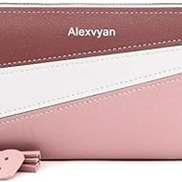 Pink Women Purse Wallet Female Clutch Bag Women/Ladies/Girls Wallets Long Purses Card Holder Phone Pocket 3 Color Line Organizer-picture-12