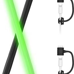AhaStyle Anti-Slip Case Sleeve Silicone Protective Skin [ Added Cable Adapter Tether Kit] Compatible with Apple Pencil 1st Generation-image-94