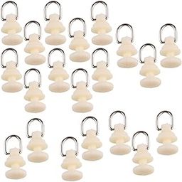 Vyonald Trading Curtain Track Glider Rail Sliding Roller Runner Hook Ceiling Carrier Pieces_ (25)-image-82