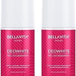 BELLAVITA Deo White Natural Underarm Roll On Deodorant for Women |Control Odour|Alcohol-Free| Antiperspirant for Long Lasting Freshness, 50ml Each (Pack of 2)-image-14