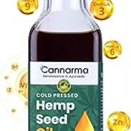 Cannarma Himalayan Hemp Seed Oil | Cold Pressed | Rich in Omega 3, Omega 6, Omega 9 Hemp Seed Oil - 100 ml | Plant Based | Rich in Magnesium, Potassium, Iron | EPA & DHA | For Heart, Brain, Eyes & Joints Health | Helps manage cholesterol-image-74