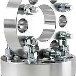 2 Pieces 1.5" 38mm Wheel Adapters (Change Bolt Pattern) 6x120 to 6x139.7 6x5.5 Center Bore 87.1mm 14x1.5 Stud for Chevy Canyon 6Lug Conversion-picture-22