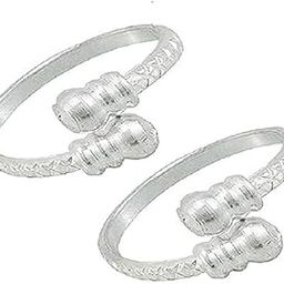 Toe Ring Artificial Silver Abstract Pattern Design Thumb Toering Adjustable Jewelry for Women. (001-1PAIRS)…-image-19
