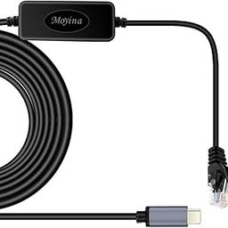 USB C to RJ45 Gigabit Ethernet Cable for MacBook Thunderbolt 3/Type-C, Windows, Chromebook, Surface Pro, Linux, Android Directly Connected to Switch, Router, Modem-20