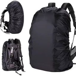 Waterproof Backpack Rain Cover, Universal Fit Accessories Bag Rain Cover Waterproof Dustproof for All Bag Sizes, Black-image-111