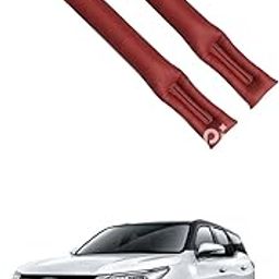 LOVMOTO Universal Car Gap Filler Organiser Car Seat Gap Filler, Car Seat Gap Organiser, PU Leather Car Accessories, Car Seat Console Side Pockets for Storage Comfortable With Fort-uner-image-78