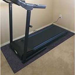 Fitness Equipment Mats, Absorbent/Waterproof – Protects Exercise Equipment and Floor，Protective Flooring Under Elliptical Machine mat, Indoor Treadmill Mat，Washable (24" x 48")-image-24