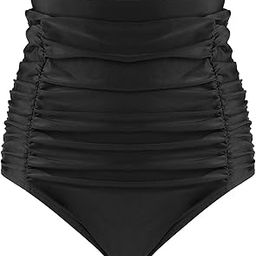 Women's High Waisted Bikini Bottom-image-43