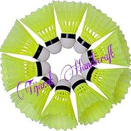 Tijarat Online Store Royal Sports Nylon Shuttlecock standered Size(Pack of 10).Badminton Shuttlecock-image-42