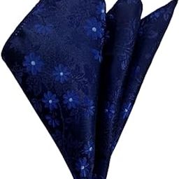 France Men's Pocket Squre paisley design dark Blue Color Free Size-image-101