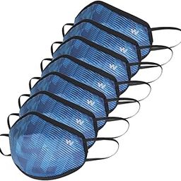 Unisex-Adult Polyester SUPERMASK W95+ Reusable Outdoor Respirator 7P : SUBLIPRINT : BLU_TRIZI : M (8903338163695 Medium)-35