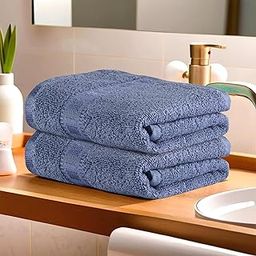 Kuber Industries Pack of 2 Cotton Hand/Face Towels For Men & Women | Easily Washable | Workout Gym Napkins For Men | Pocket Towel - Dark Blue-image-13