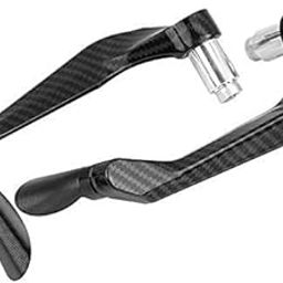 AUTO MT 7/8" 22mm Motorcycle Handlebar Brake Clutch Levers Protector Guard Carbon Type (BLACK CARBON)-image-25