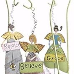 Group of 4 Assorted Style Garden Angel Floral Picks on Shepherds Style Hook For Garden Decor, Gifting, and Creating-image-54