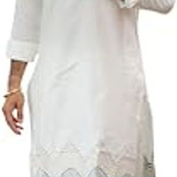 Wavvy Classic Premium Kurta Cotton Silk Daman Structured Kurta for Men Elegant Two-Tone Zari Work Full Sleeve Ethnic Wear for Men-image-9