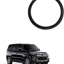 Car Steering Wheel Cover Full Black Colour Suitable for Mahindra Bolero Neo-image-47