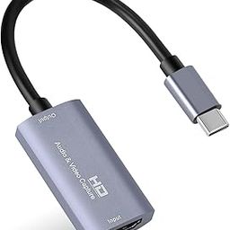 MICROWARE HDMI Capture Card USB C, 4K HDMI to/Type C Video Capture Device Card Game Capture Card 1080P 60FPS Compatible with Nintendo Switch PS4/5 for Recorder (Z29A)-image-98
