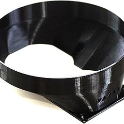 VAALI 280mm to 10 inch Plastic Heat and Noise Management Fan Shroud for ASIC Miner Duct Hose Adapter for Antminer S19 T19 S17 T17 – 240mm Vent Outlet-image-45
