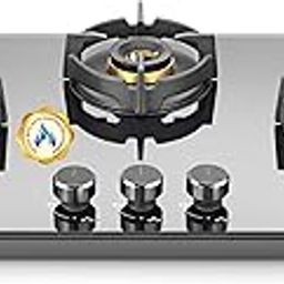 Sujata Hob Top 3 burner Auto Ignition | 5 Years Warranty | 3 Burner Gas Stove Glass Top,3 Burner, Hob Gas Stove, Brass Burner (Platinum- FFD AI)-image-61