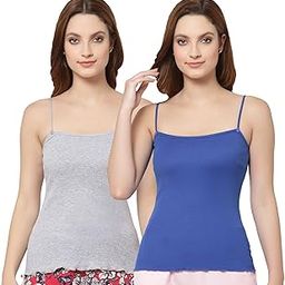 1441 Women's Super Combed Cotton Rib Fabric Camisole Slip Square Neck Eassy Slip-On Tank Top for Fresh Treatment-image-52
