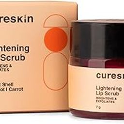 Cureskin Lightening Lip Scrub for Men and Women | Lip Scrub for Dark Lips to Lighten Pink-21