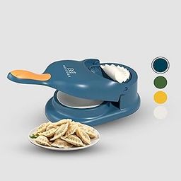 MERCORA 4 in 1 Dumpling Maker Ghughra Momos Maker Machine, Skin Press Mould for Gujiya Ghughra Mould Machine, Kitchen Dumpling Making Tool with Dumpling Puri Maker-10