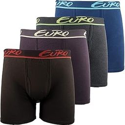 Men's Cotton Trunk (Pack of 4)(MICRA_Long Multi-Coloured)(Size:Medium)-image-31