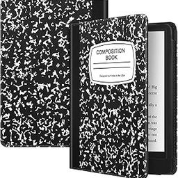 Fintie Folio Case for Kindle Paperwhite 6.8" (11th Generation-2021) and Kindle Paperwhite Signature Edition - Book Style Vegan Leather Shockproof Cover with Auto Sleep/Alarm Clock,-image-90