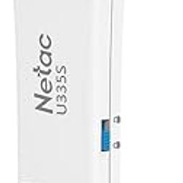 Netac 128GB USB 3.0 Flash Drive Up to 90MB/s Thumb Drive for Data Storage, Pen Drive Write Protection with Push-Pull Design Memory Stick for External Storage Data/Computer/PC/Laptop/Sound-U335S-8
