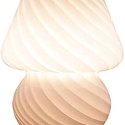 MERISHOPP 2xUSB Powered Table Lamp Bedroom Beside Stripped Glass Night Light White|Home & Garden|Lamps, Lighting & Ceiling Fans|Lamps-image-30