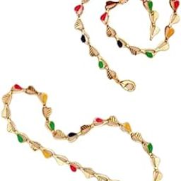 Women Anklet Toes Foot Chain Ankle Leg Anklets For Girls Women| Classic Beaded Anklet,Single | Anklets for Women and Girls-Anklets-63-image-34