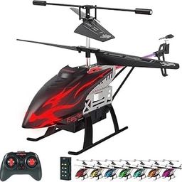 BRIJBAZAAR Remote Control Helicopter for Kids, LED Light Effects, Altitude Hold, One-Key Takeoff/Landing, for Boys and Girls,Helicopter with 7 Colors Light & High Stability-picture-30