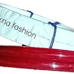 Women Bracelet Bangles Set Bengoli White Shakha Pola With Red Plastic Pola-image-13