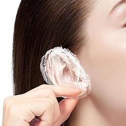 50 Pieces Waterproof Ear Cover for Bathing, Hair Dye, Shower, Salon, Spa Use | Disposable Ear Protector Caps for Home, Hotel, Hair Treatment, Anti-Water Ear Shields for Men & Women-image-53