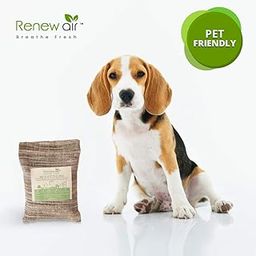 Renew Air Purifier|Smell Eliminator For Pets/Dogs with Activated Coconut Charcoal Air Purifier for Car, Washroom, Wardrobe, Pet Area, Air Freshener for Room (100 Gram)-image-55