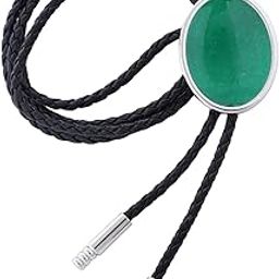 calandis ™ Cowgirl Bolo Tie Necktie Adjustable with Pendant for Hoodies Anniversary Green Color Blue | Mens Jewelry-picture-29