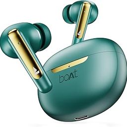 boAt Airdopes 141 ANC, Active Noise Cancellation(~32dB), 50ms Low Latency, 4Mics ENx, 42Hrs Battery, Fast Charge, IPX5, v5.3 Bluetooth TWS in Ear Earbuds Wireless Earphones with mic (Green)-2