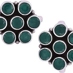 Peenzone 92.5-925 Sterling Silver Emerald Toe Ring Leg Finger Rings for Women Girls-image-59