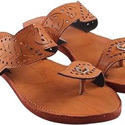 Women's Banjara Style Rajasthani Chappal Ethnic Flats Sandal, Traditional Slip-On Slipper-image-86