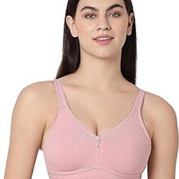 Kiara Minimizer Bra | Full Coverage Bra for Women | Non-Wired Non-Padded Seamless Bra | Micromodal Lycra Minimizer Bra for Women (Peach, 36DD)-picture-2