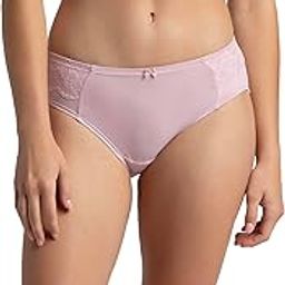 1874 Women's Full Coverage Soft Touch Microfiber Elastane Stretch Hipster with Lace Styling-image-0