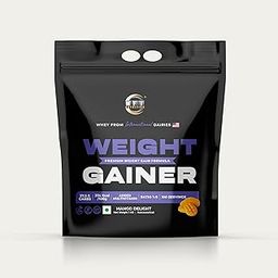 MFI Nutrition Weight Gainer | 1:5 Carb-to-Protein Ratio | 374 Kcal per 100g | 37.5g Carbs for Energy | Added Multivitamins | 100 Servings (4 KG, Mango Delight)-image-89