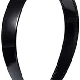 Unique Plain Plastic Headband With Teeth Non - Slip Hairband For Women's and Girls-Black-20