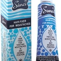 Simco White Hair Fixer for Moustache - Pack of 10-55