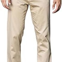 Men's | Solid | Light Weight | Breathable Fabric | 4 Pockets | Mid Rise | Slim Fit | Cotton Blend | Button Waist | Chino Trouser | Pants-image-11