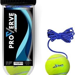 PROVERVE Cricket Tennis Hanging Practice Ball with Jar Heavy for Match Practice & Training, Hanging Cricket Ball for Indoor/Outdoor Knocking, Pack of 3 (Green)-image-1