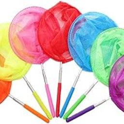 Enakshi (LABEL) Kids Pond Fishing Net Extend Telescopic Butterfly Insect Bug Catcher Green-22