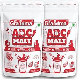 ByGrandma ABC Malt – Apple, Beetroot & Carrot | High in Protein & Calcium | No Preservatives | 100% Natural Instant Health Drink | With Dry Fruits | Ready to Eat | Pack of 2 | 400g-13