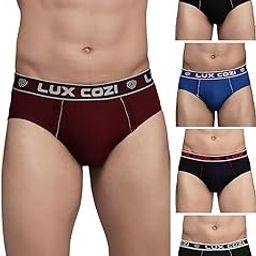 Men's Cotton Brief (Pack of 5) (Color & Prints May Vary)-image-92