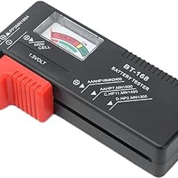 Battery Tester, Universal Battery Checker Small Battery Testers for AAA AA C D 9V 1.5V Button Cell Batteries, Lightweight Portable Battery Tester Monitor, Household Battery Life Level Testers-picture-1